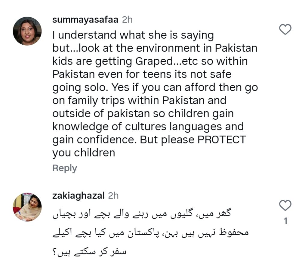 Nida Yasir’s Solo Travel Tip To Pakistani Parents Draws Huge Backlash