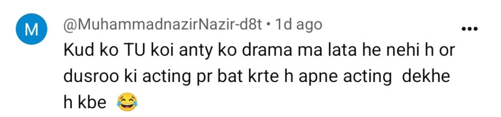 Nadia Khan Mocks Sajal Aly's Dialogue Delivery in Zanjeerain Nadia Khan Mocks Sajal Aly’s Dialogue Delivery in Zanjeerain