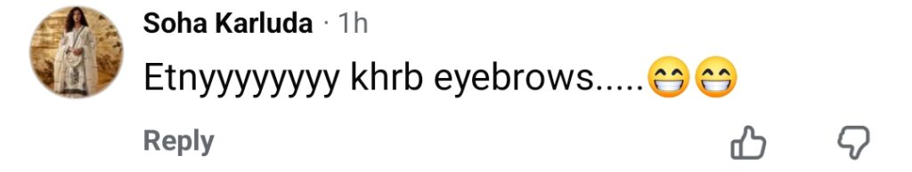 Sadia Imam’s Eyebrow Lift Look Sparks Online Backlash