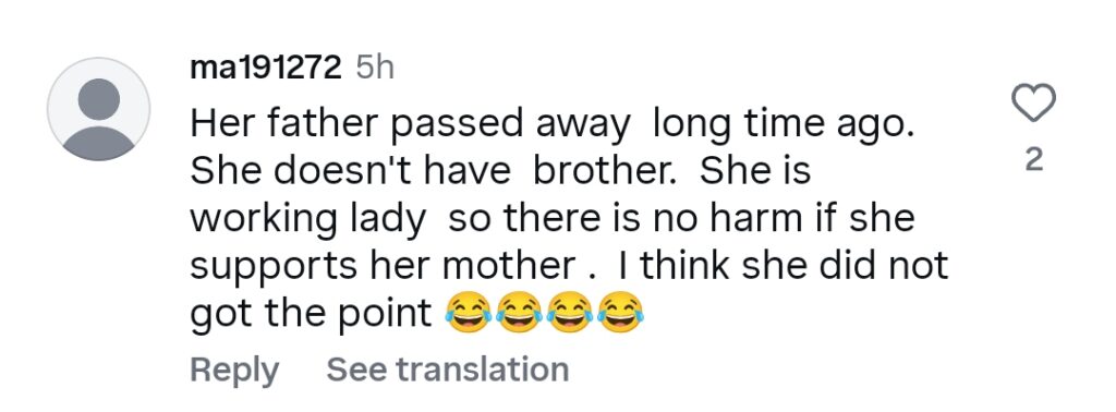 Komal Aziz Khan's Statement Regarding Not Helping Mom Sparks Reactions Komal Aziz Khan’s Statement Regarding Not Helping Mom Sparks Reactions
