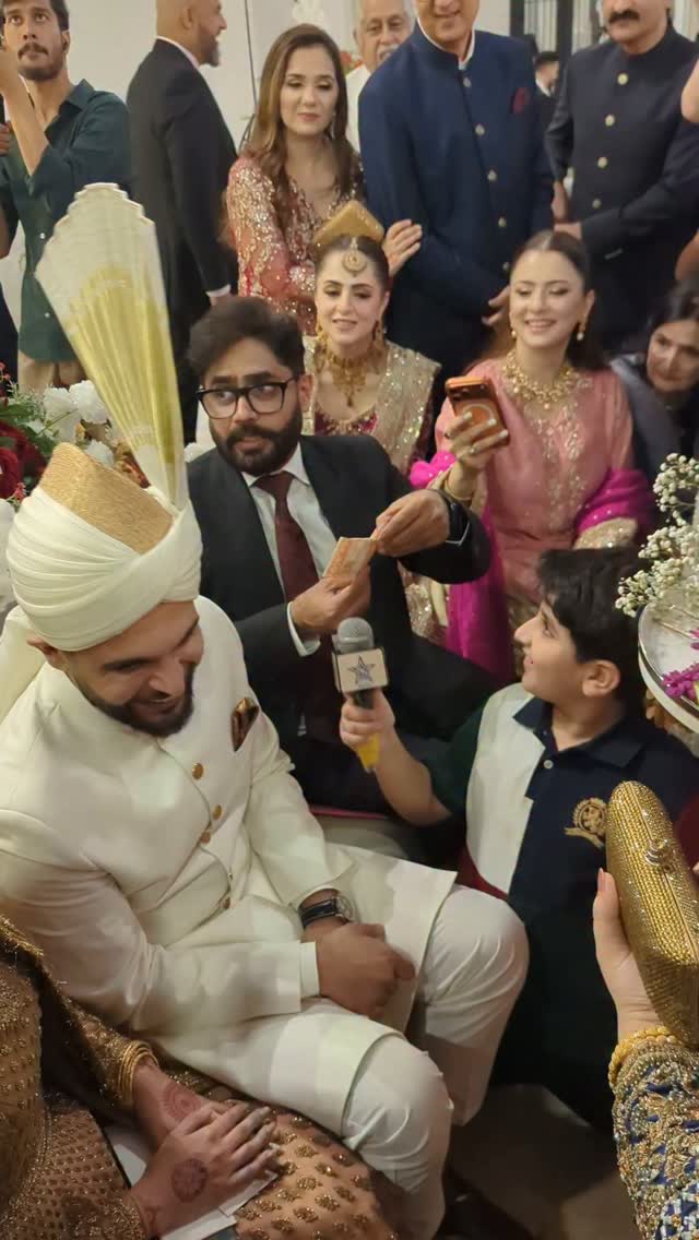 Abrar Ul Haq Family Wedding Moments