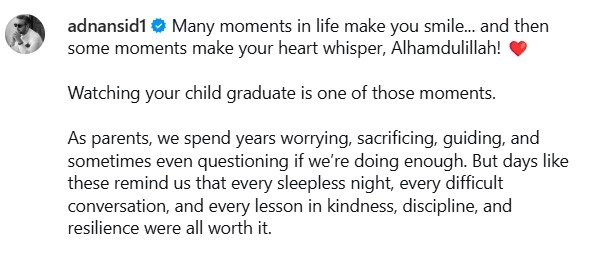 Adnan Siddiqui Pens Beautiful Note For Daughter On Graduation Adnan Siddiqui Pens Beautiful Note For Daughter On Graduation