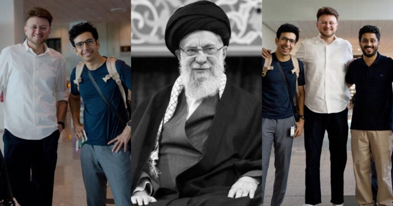 Mooroo & Hamza Bhatti Criticized For Smiling While Going On Khamenei Funeral