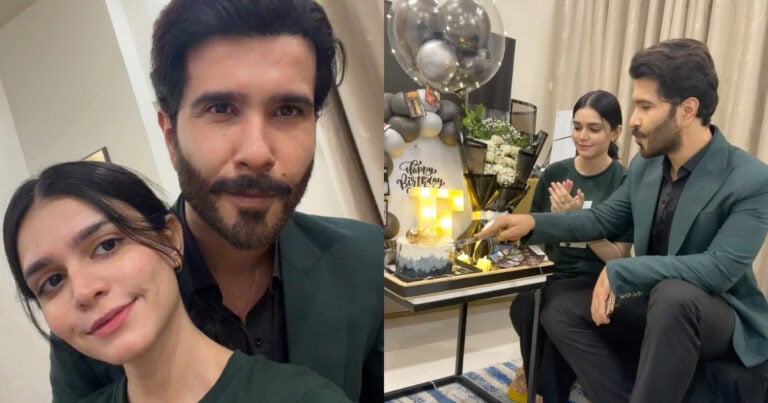Feroze Khan Celebrates Birthday With Wife Zainab Feroze