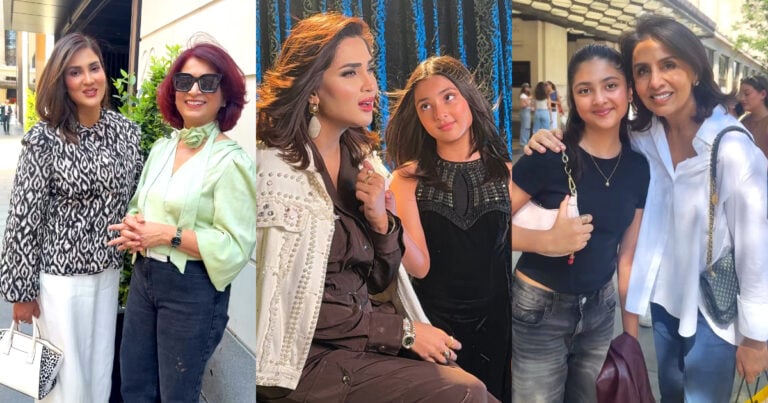 Fiza Ali & Faraal Meet Neetu Kapoor In UK