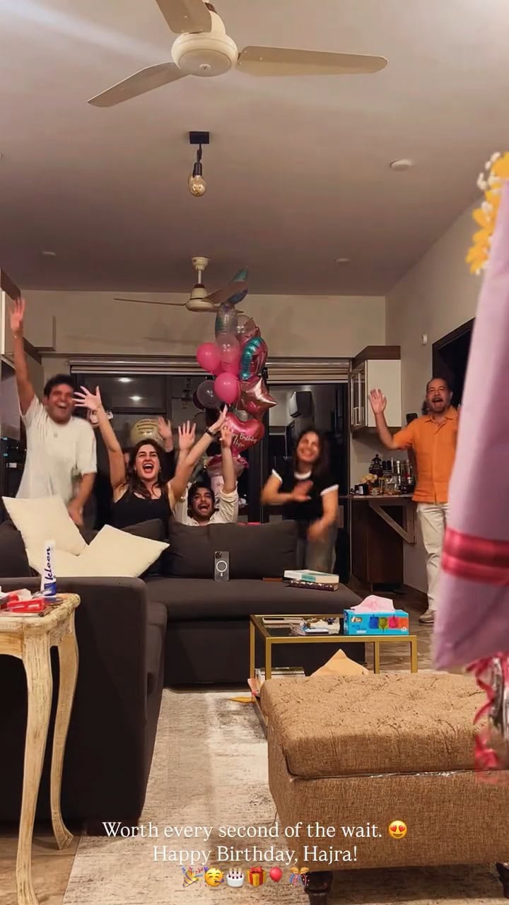 Hajra Yamin's Star-Studded Surprise Birthday Party Hajra Yamin’s Star-Studded Surprise Birthday Party