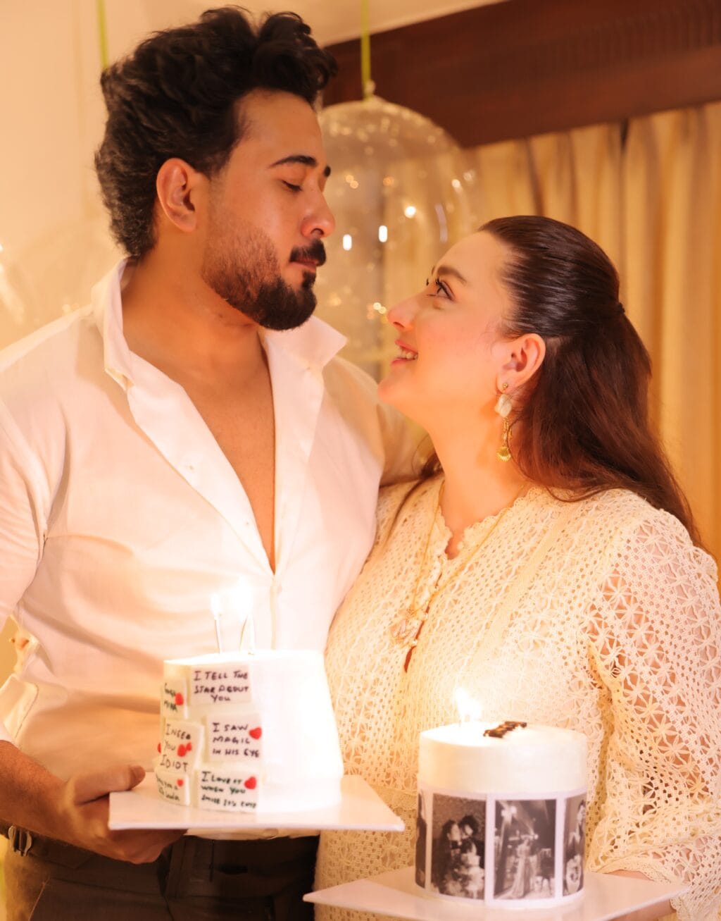 Momina Iqbal Romantically Celebrates Husband Hamza Malik Momina Iqbal Romantically Celebrates Husband Hamza Malik