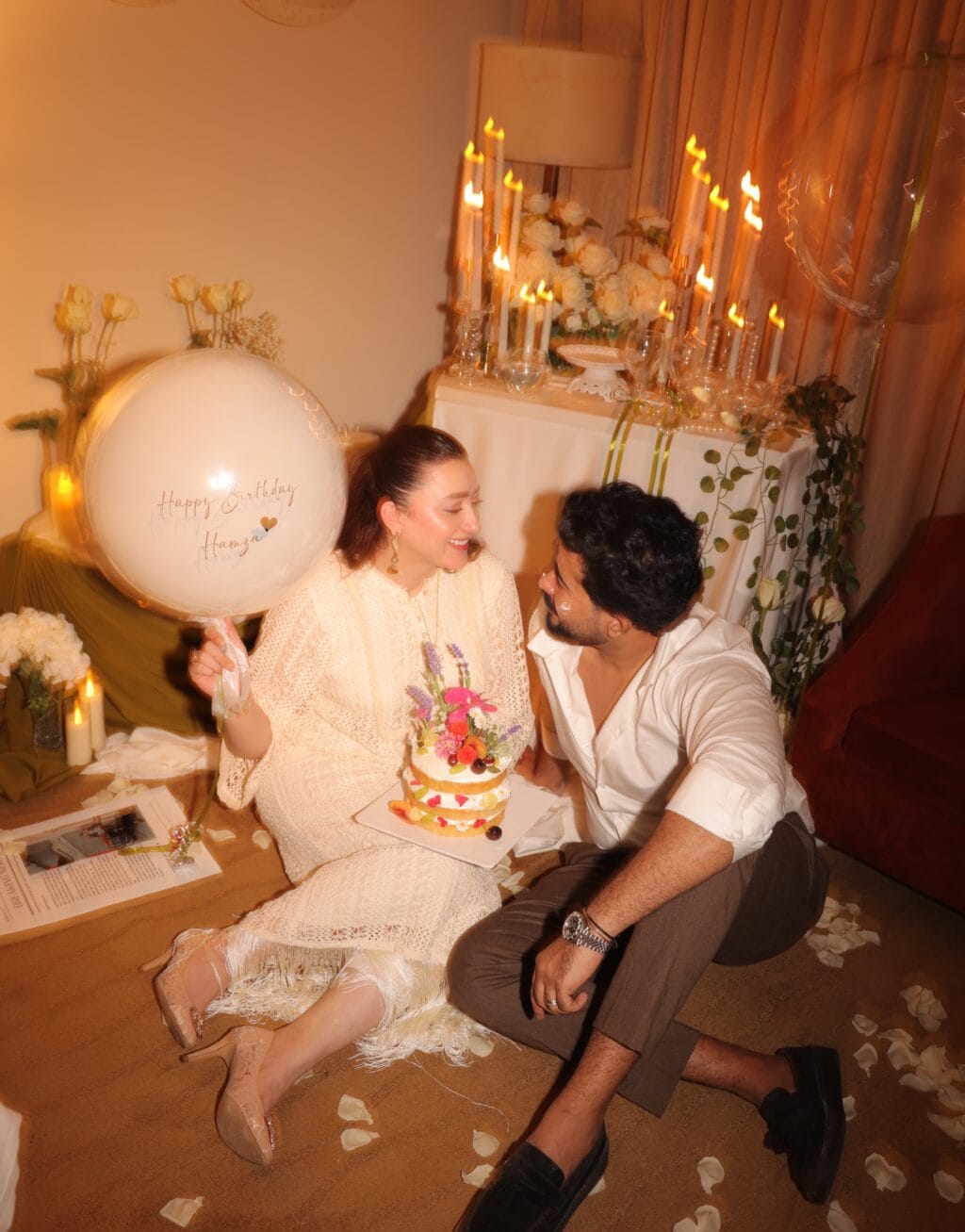Momina Iqbal Romantically Celebrates Husband Hamza Malik Momina Iqbal Romantically Celebrates Husband Hamza Malik
