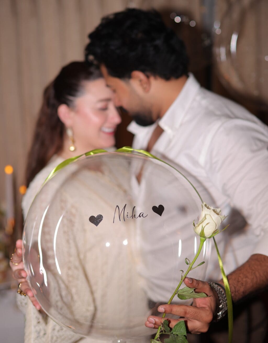 Momina Iqbal Romantically Celebrates Husband Hamza Malik Momina Iqbal Romantically Celebrates Husband Hamza Malik