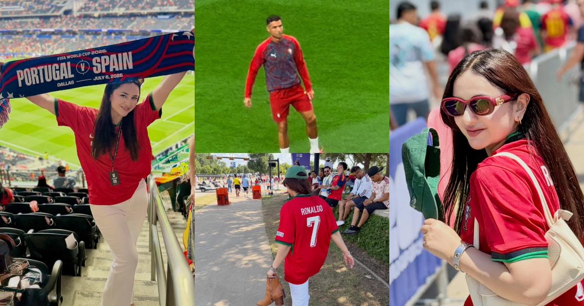 Yumna Zaidi Attends Ronaldo’s Final World Cup Match