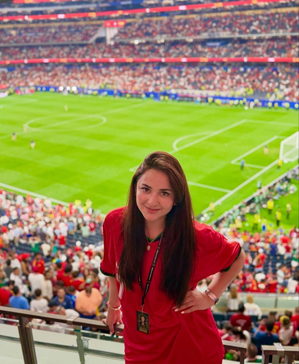 Yumna Zaidi Attends Ronaldo’s Final World Cup Match