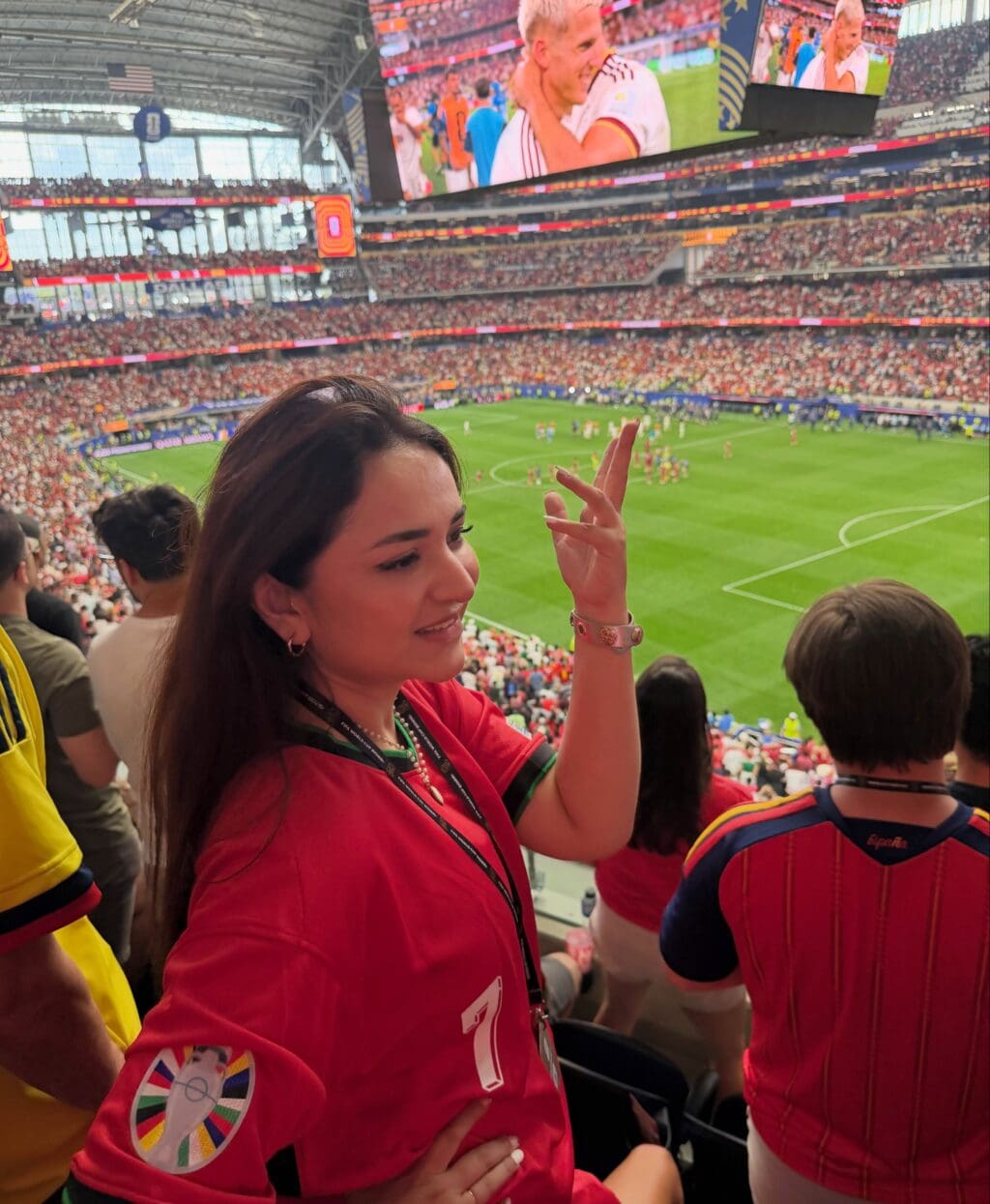 Yumna Zaidi Attends Ronaldo’s Final World Cup Match