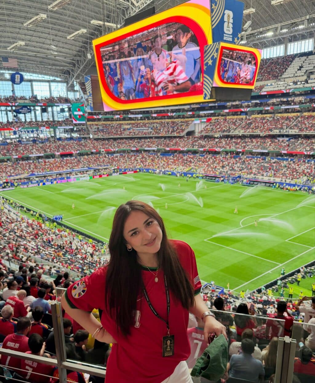 Yumna Zaidi Attends Ronaldo’s Final World Cup Match