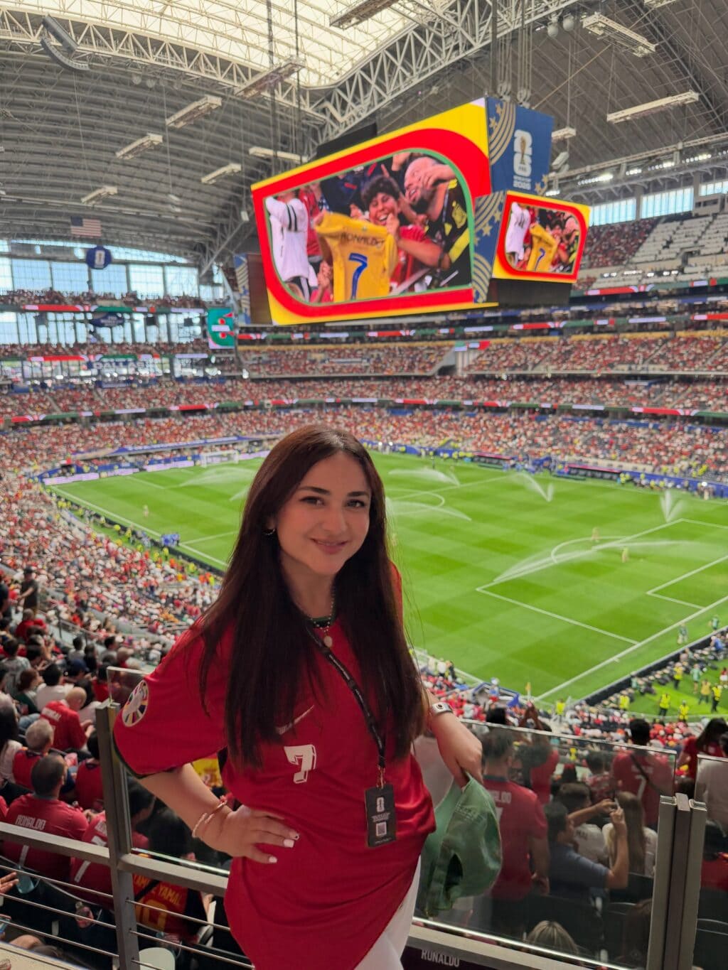 Yumna Zaidi Attends Ronaldo’s Final World Cup Match