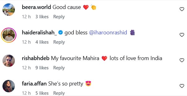 Mahira Khan Raises Massive Money For Palestine