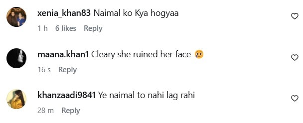 Naimal Khawar's Latest Picture Surprises Fans