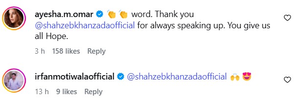 Shahzeb Khanzada’s Stance For Women Applauded By Celebrities