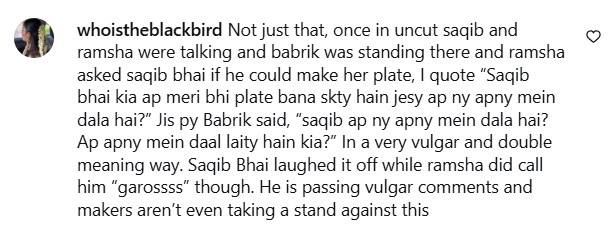 Zainab Raja Accuses Babrik Shah In Recent Reels