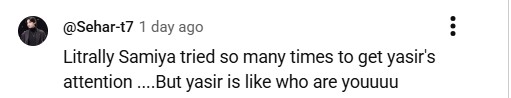 Tamasha Viewers Suspect Samiya Hijab's Crush On Yasir Alam Tamasha Viewers Suspect Samiya Hijab’s Crush On Yasir Alam
