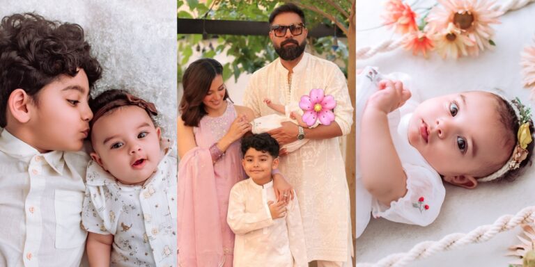 Iqra Aziz Reveals Daughter’s Face in a Cute Photoshoot