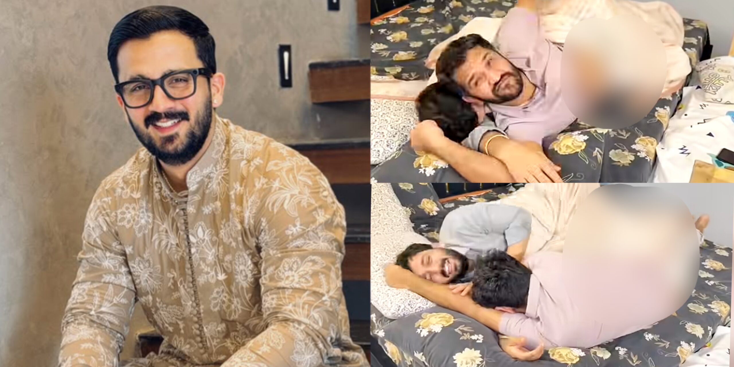 Rajab Butt’s Inappropriate Sleep Position With Friend Draws Heavy Criticism