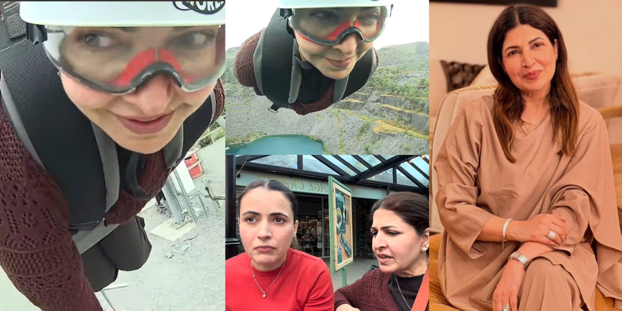 Shagufta Ejaz’s Zipline Experience in UK Gets Attention