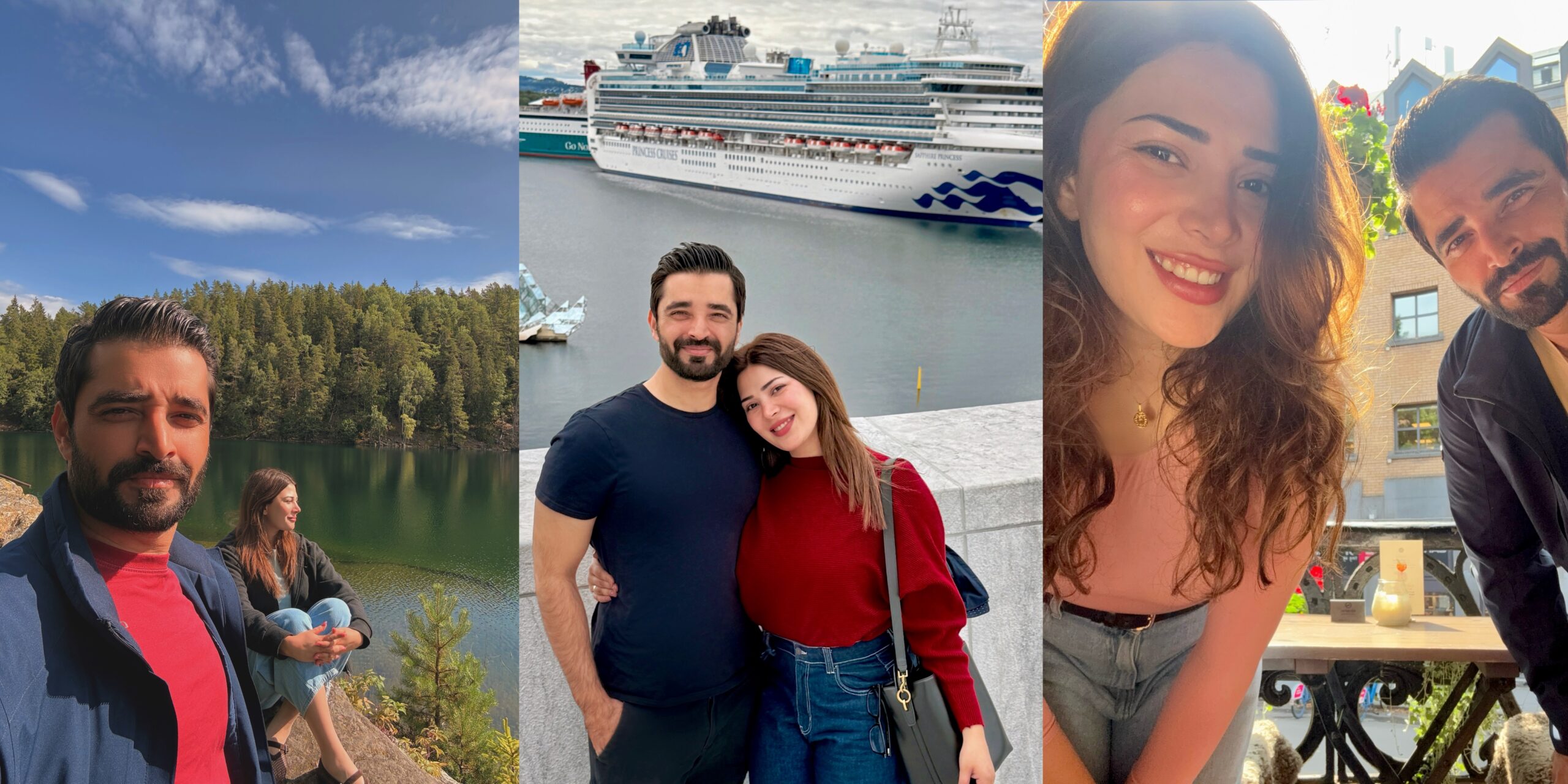 Naimal Khawar’s Pictures With Hamza Ali Abbasi From Norway