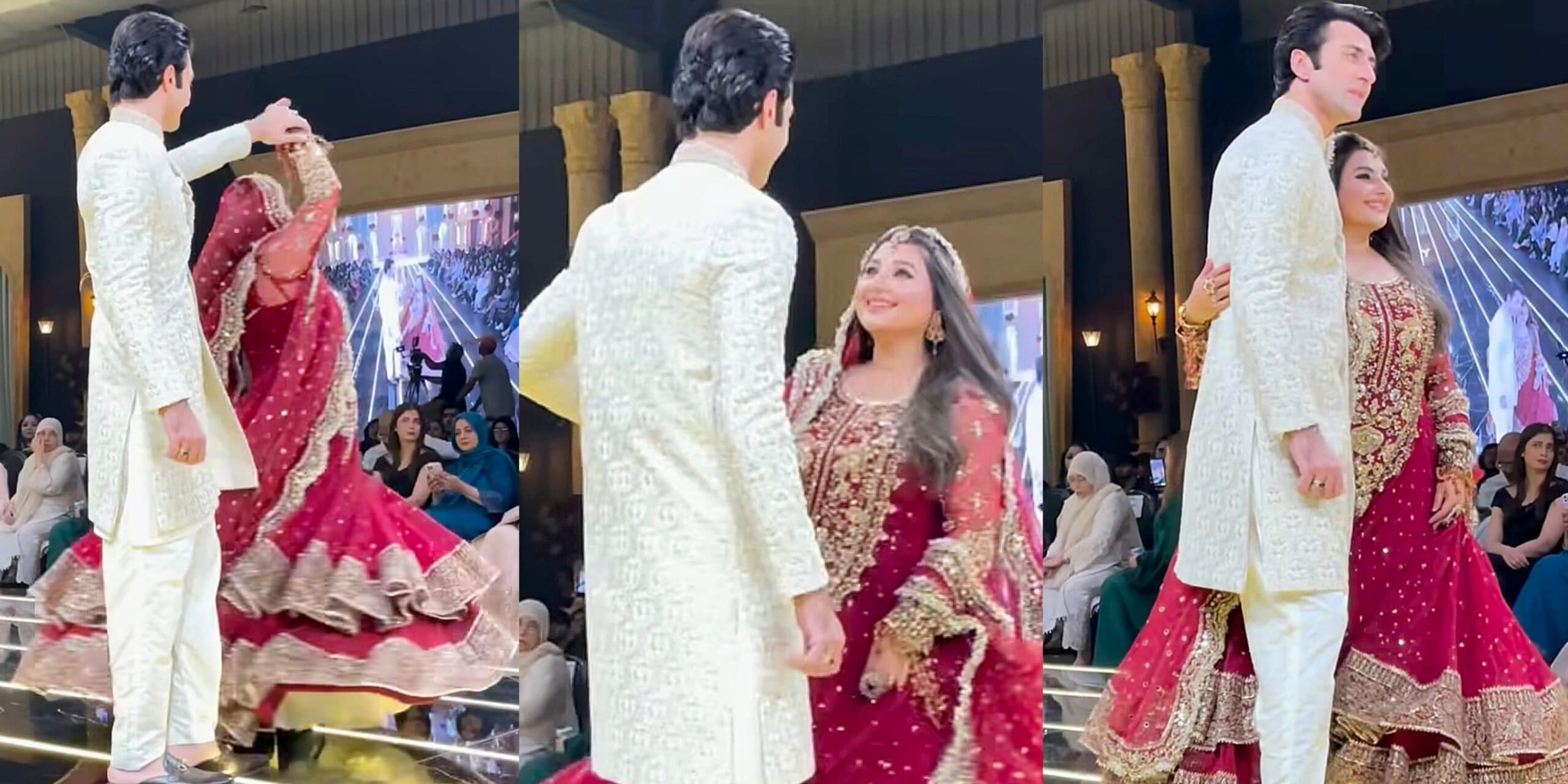 Javeria Saud’s Ramp Walk With Aimal Khan At Kashee’s Show Trolled