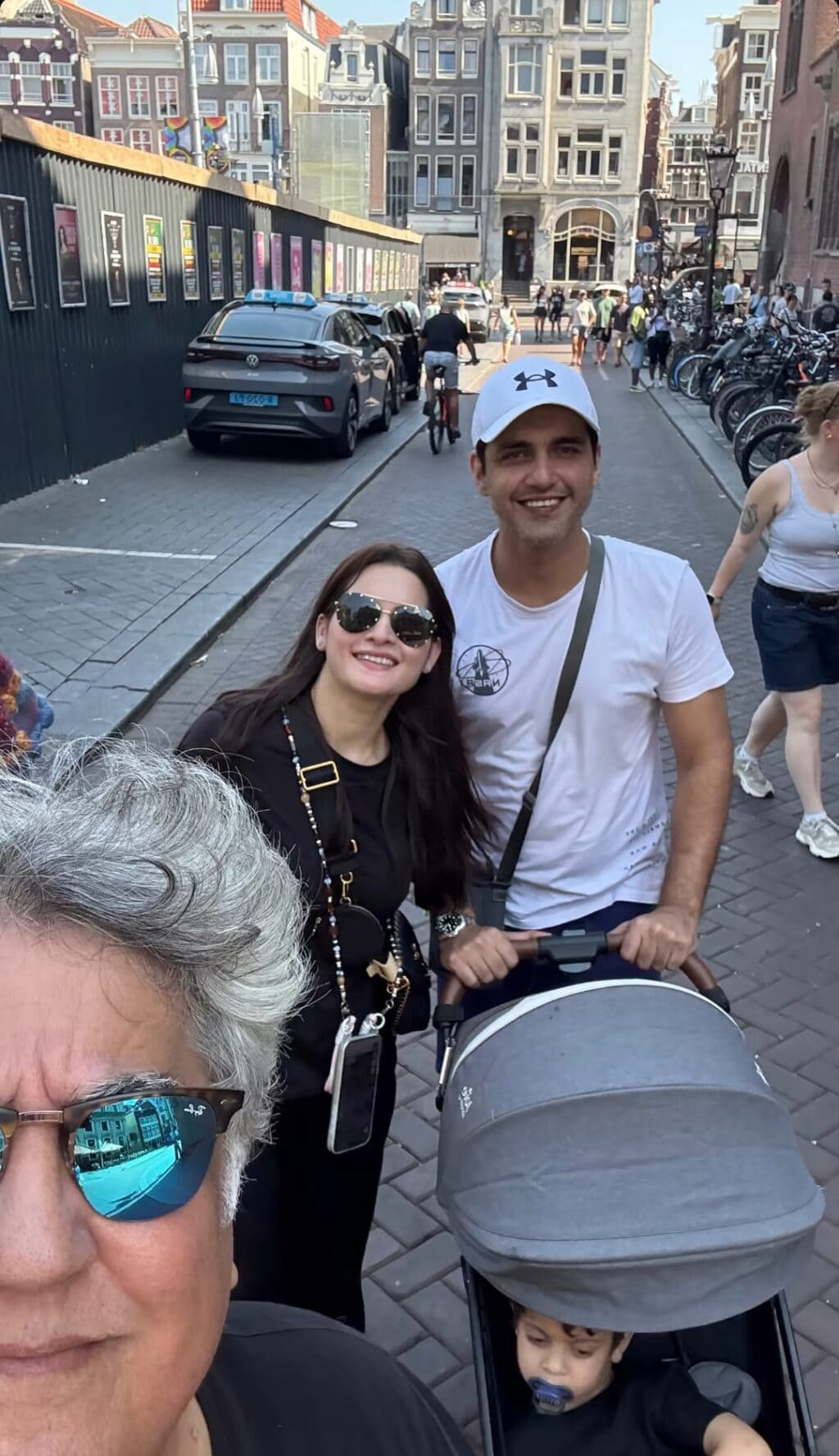 Minal Khan in Europe With Family Minal Khan in Europe With Family