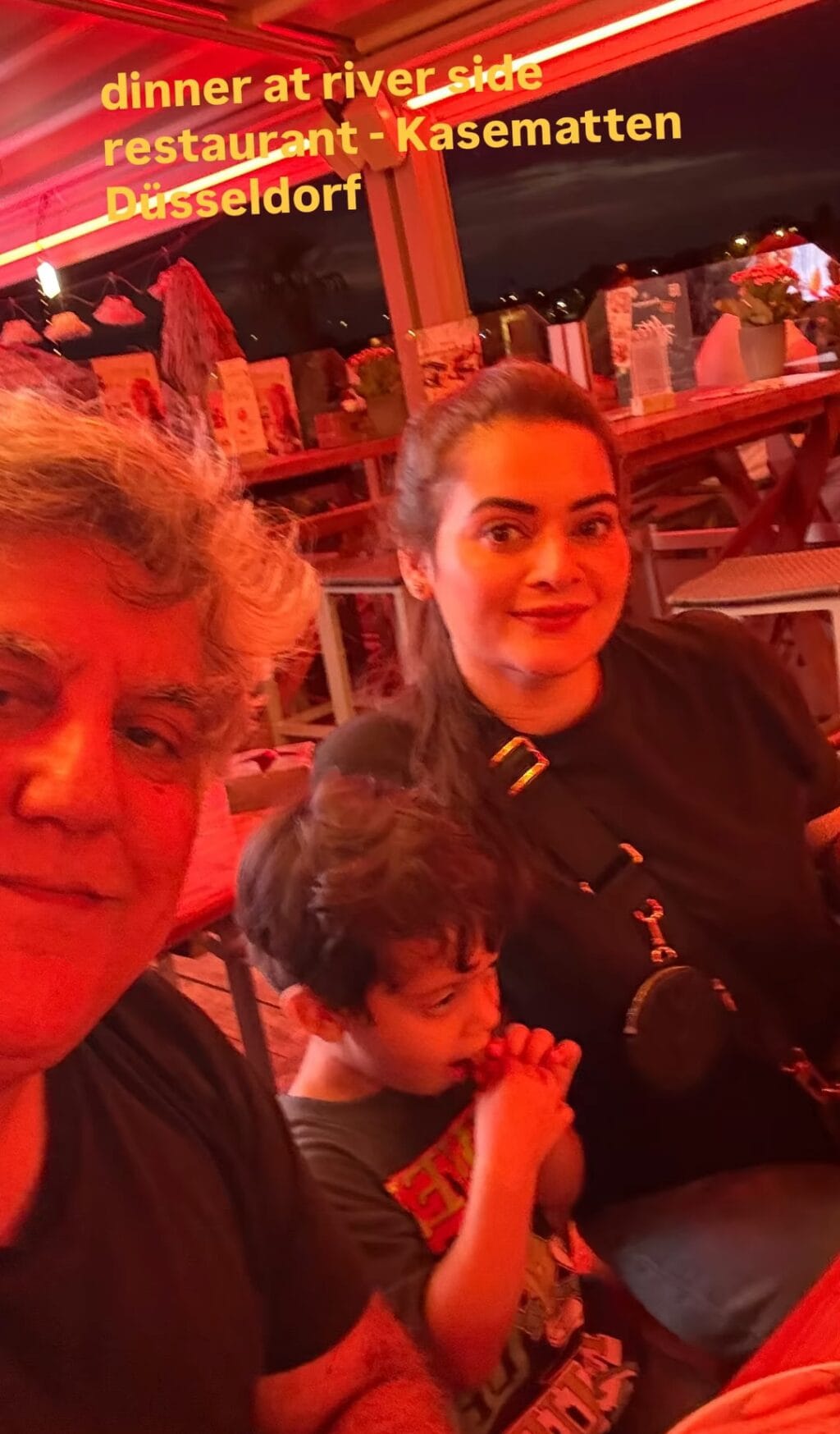 Minal Khan in Europe With Family Minal Khan in Europe With Family