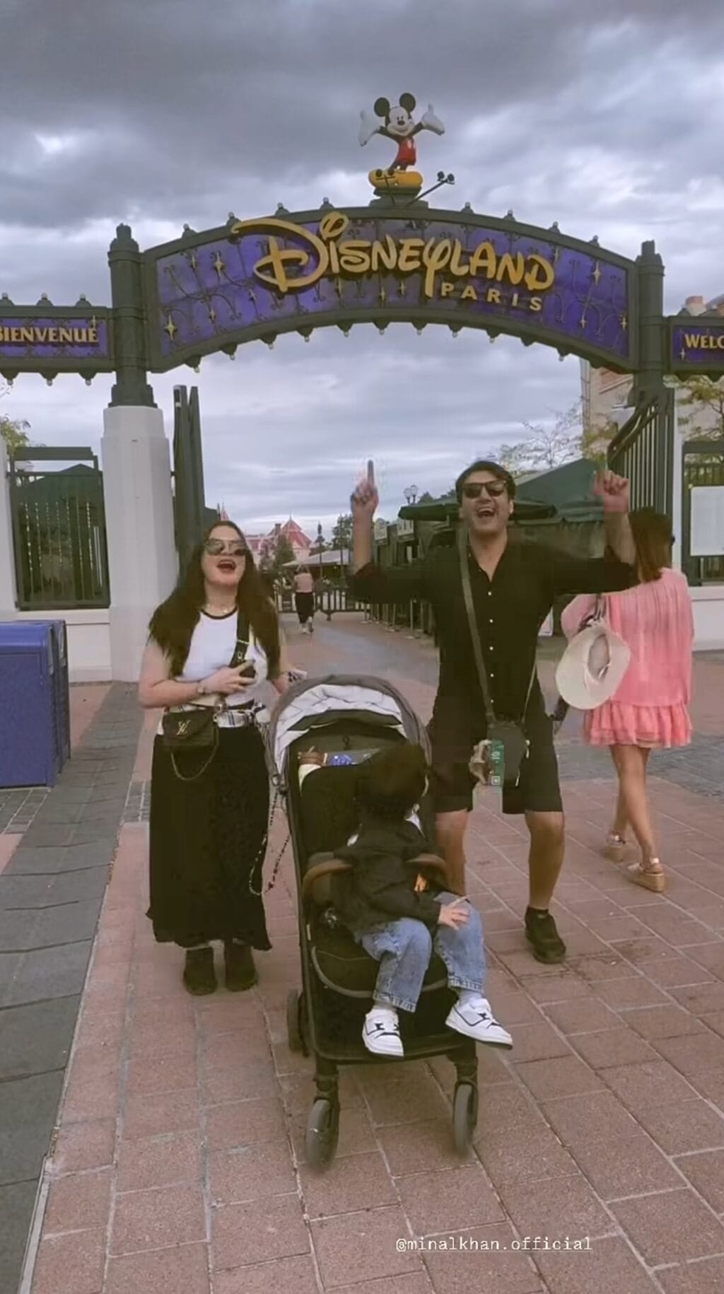 Minal Khan & Family Create Sweet Memories at Disneyland Paris