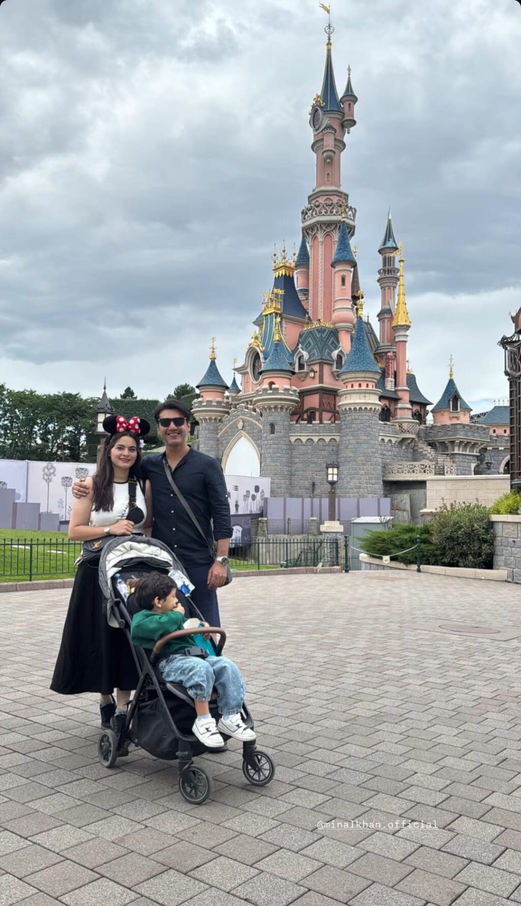 Minal Khan & Family Create Sweet Memories at Disneyland Paris