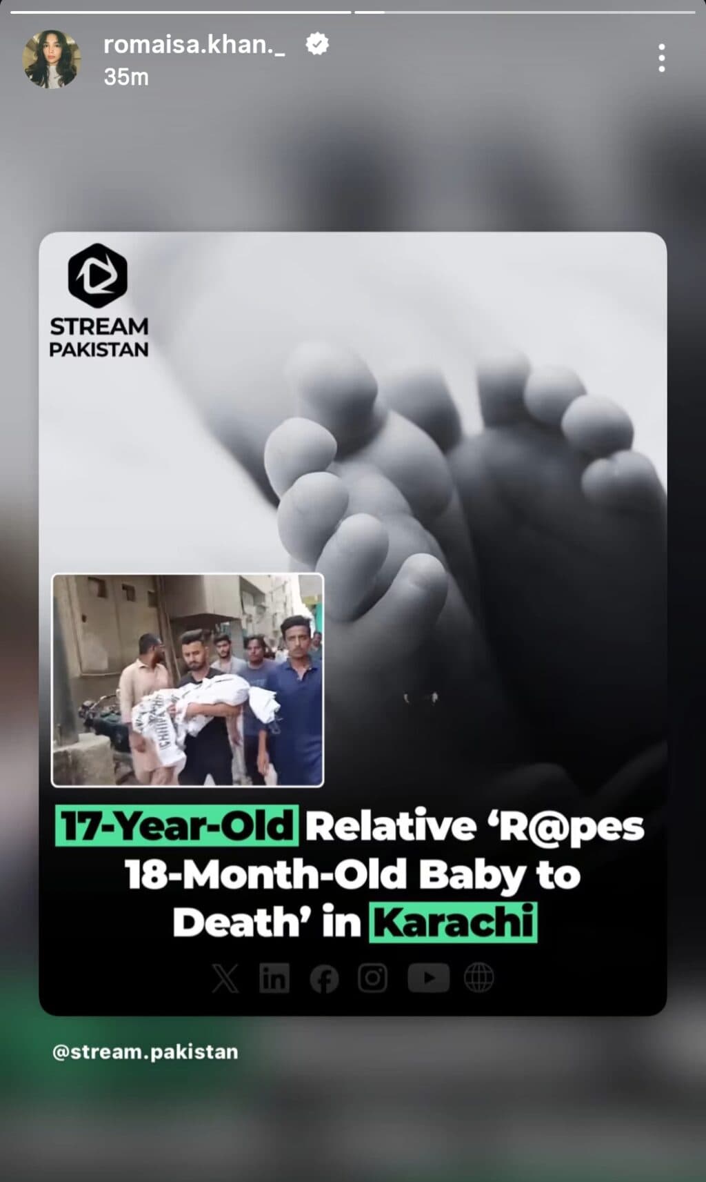 Celebrities Mourn Heartbreaking Tragedy of 1.5-Year-Old Baby Girl Celebrities Mourn Heartbreaking Tragedy of 1.5-Year-Old Baby Girl