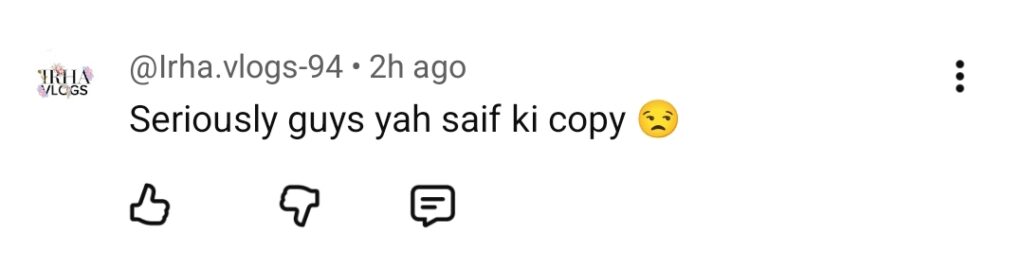Tamasha Season 5 - Fans Think Esra Ayesha Is Copying Saif Ali Khan Tamasha Season 5 – Fans Think Esra Ayesha Is Copying Saif Ali Khan