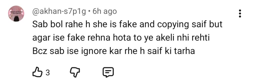 Tamasha Season 5 - Fans Think Esra Ayesha Is Copying Saif Ali Khan Tamasha Season 5 – Fans Think Esra Ayesha Is Copying Saif Ali Khan