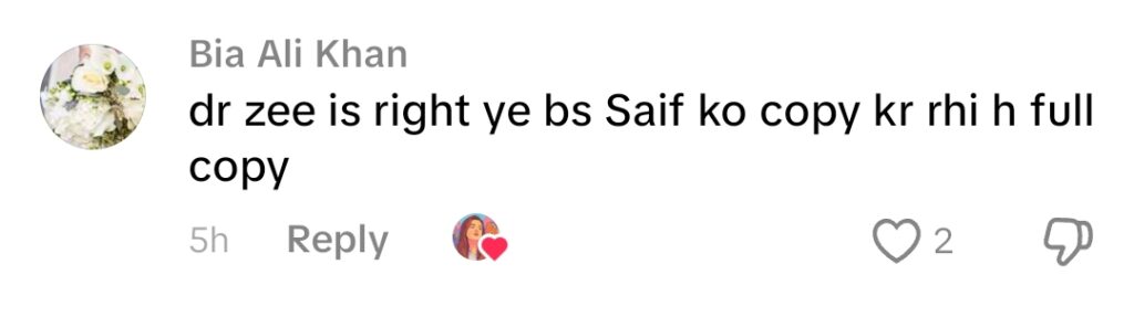 Tamasha Season 5 - Fans Think Esra Ayesha Is Copying Saif Ali Khan Tamasha Season 5 – Fans Think Esra Ayesha Is Copying Saif Ali Khan