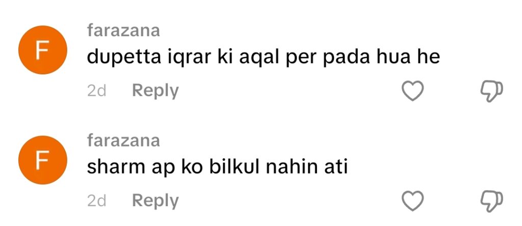 Aroosa Khan Criticized for Bold Dressing & Body Close Ups in Reels Aroosa Khan Criticized for Bold Dressing & Body Close Ups in Reels