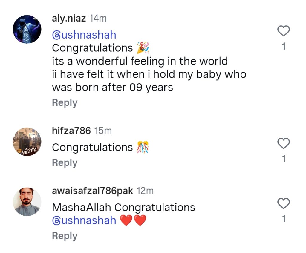Ushna Shah Becomes Mother of A Baby Boy Ushna Shah Becomes Mother of A Baby Boy