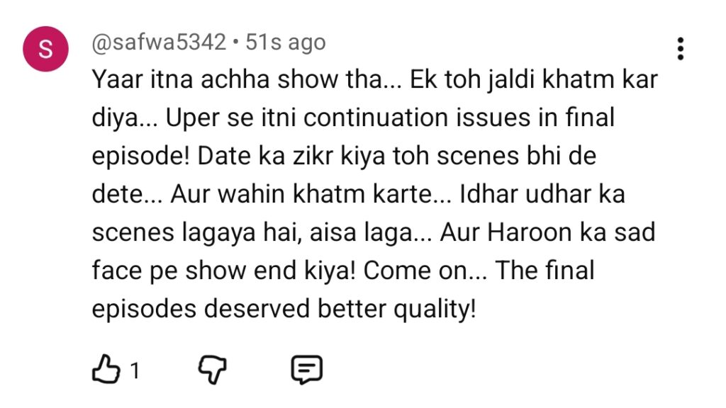 Aik Mohabbat Aur Last Episode Public Reaction Aik Mohabbat Aur Last Episode Public Reaction