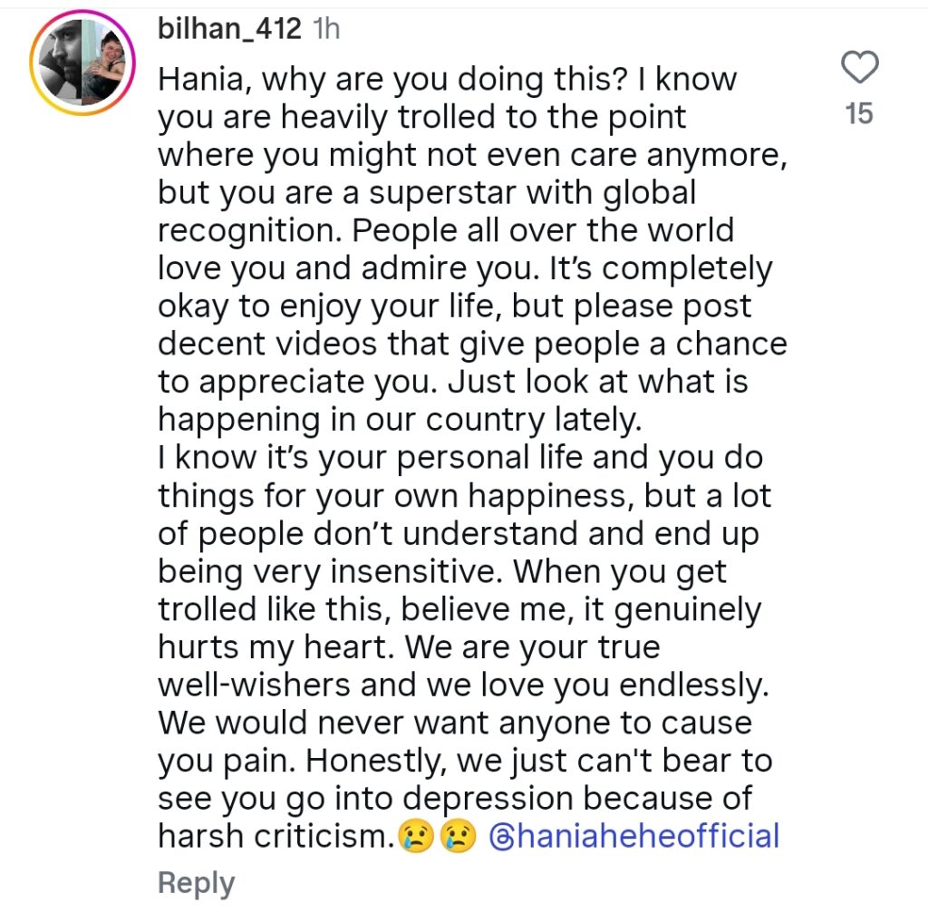 Hania Aamir Criticized For Her Insensitivity Towards Crisis in Pakistan Hania Aamir Criticized For Her Insensitivity Towards Crisis in Pakistan