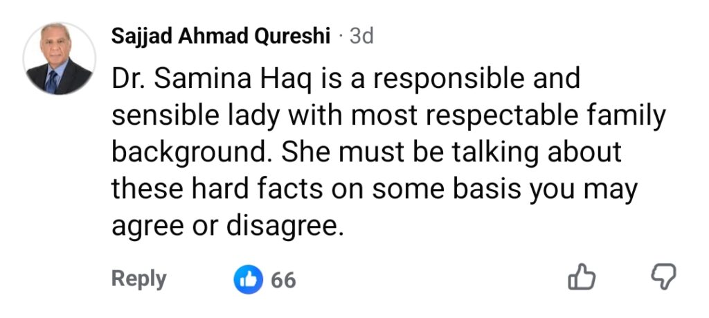 Dr Samina Haq's Claim About Female Hostel Residents Spark Online Debate Dr Samina Haq’s Claim About Female Hostel Residents Spark Online Debate
