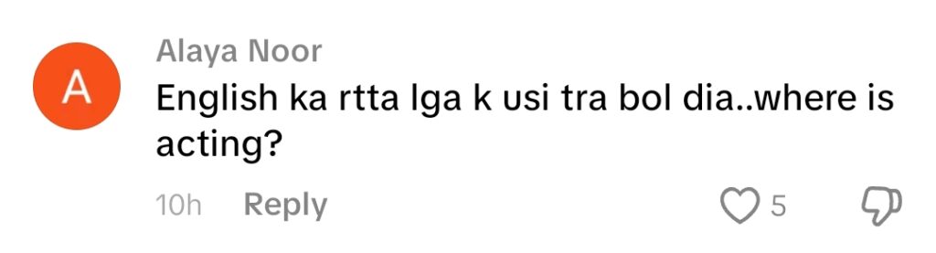 Durefishan's Forced English Conversation in Dar E Nijat Trolled Durefishan’s Forced English Conversation in Dar E Nijat Trolled