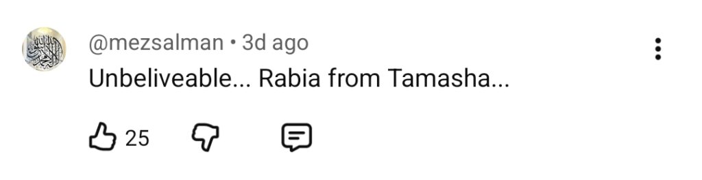 Tamasha Contestant Rabia Javaid's Then vs. Now Look Sparks Debate Tamasha Contestant Rabia Javaid’s Then vs. Now Look Sparks Debate