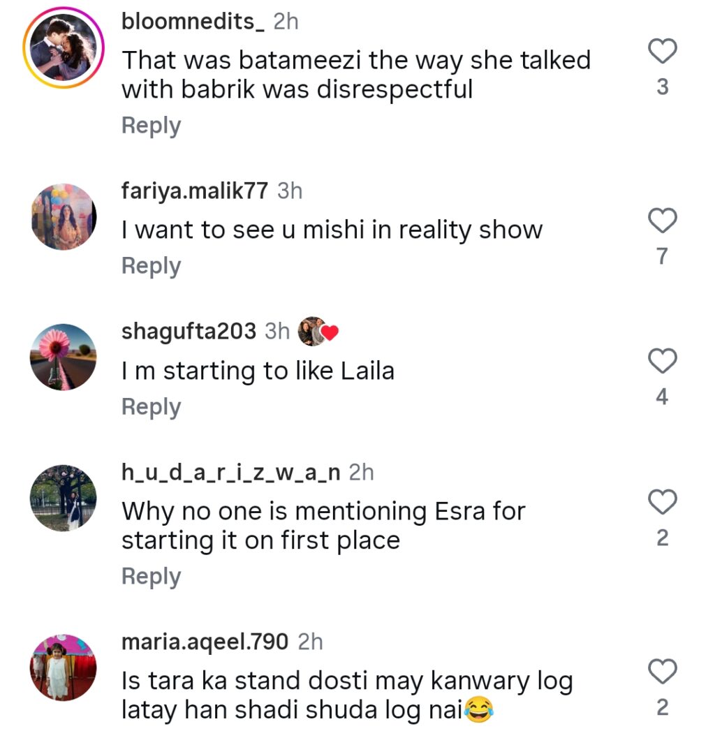 Mishi Khan Supports Laila After Hamza Dr Zee Fight in Tamasha Mishi Khan Supports Laila after Hamza Dr Zee Fight in Tamasha