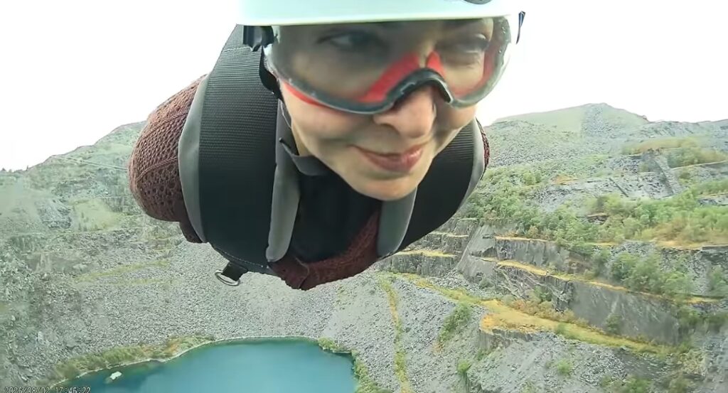 Shagufta Ejaz's Zipline Experience in UK Gets Attention Shagufta Ejaz’s Zipline Experience in UK Gets Attention