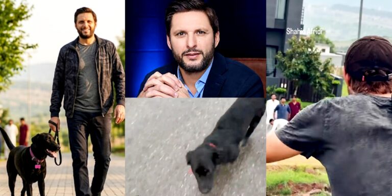 Shahid Afridi’s Missing Dog Sparks Online Debate