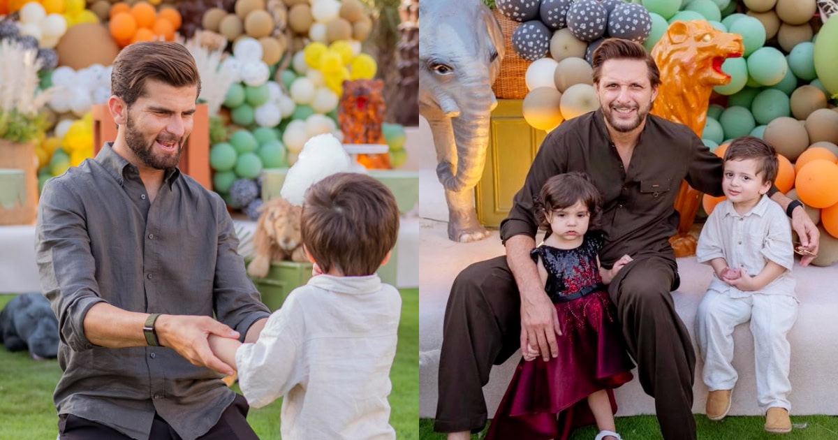 Shahid Afridi & Shaheen Afridi Celebrate Aliyar’s Birthday