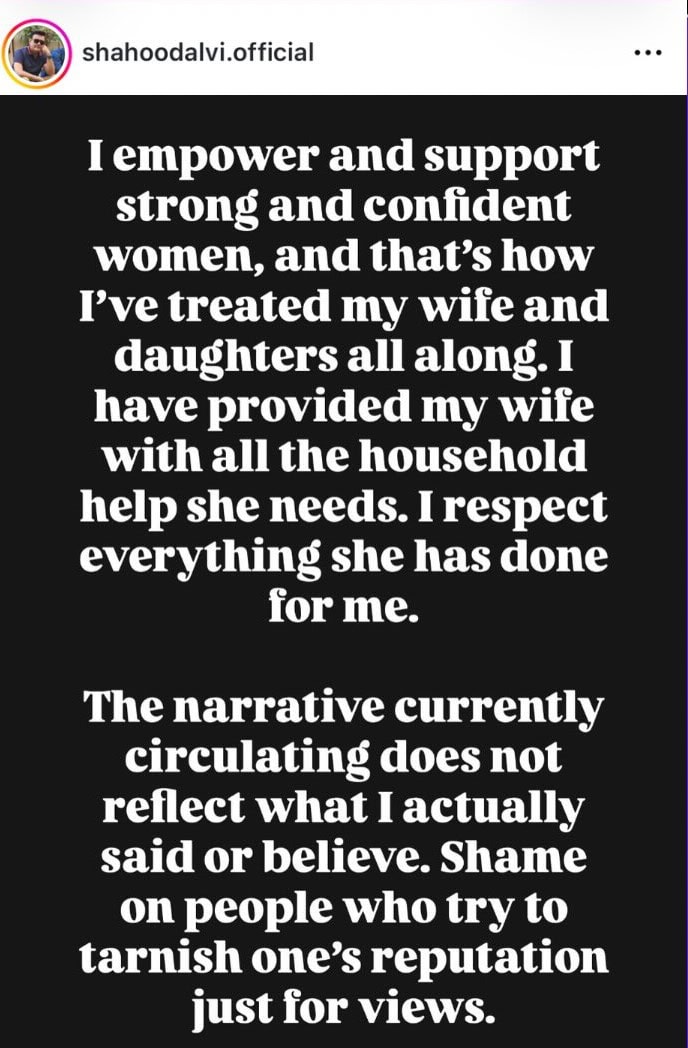 Shahood Alvi Clarifies His Controversial Remarks In GMP Shahood Alvi Clarifies His Controversial Remarks