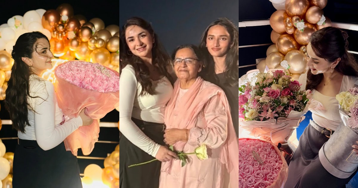 Yumna Zaidi Receives Birthday Surprise From Loved Ones