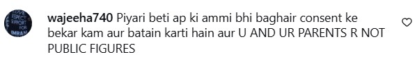 Nida Yasir's Daughter Trolled Over Claiming Her Family's Fame Nida Yasir's Daughter Trolled Over Claiming Her Family's Fame